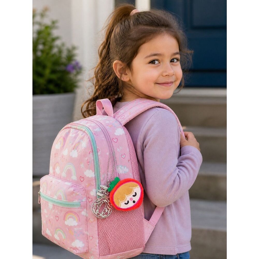 KIDS CUTE MONOGRAM BAG CHARM NEW - Picture 3 of 3